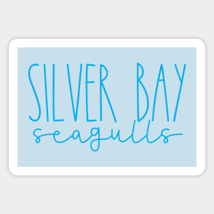 Handwritten Silver Bay Seagulls Magnet